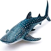 Gemini&Genius Sea Animal Whale Shark Action Figure Wild Model Toy Soft Rubber Realistic Ocean Educational and Role Play Toys for Kids