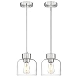 Audickic 2-Pack Pendant Lights Kitchen