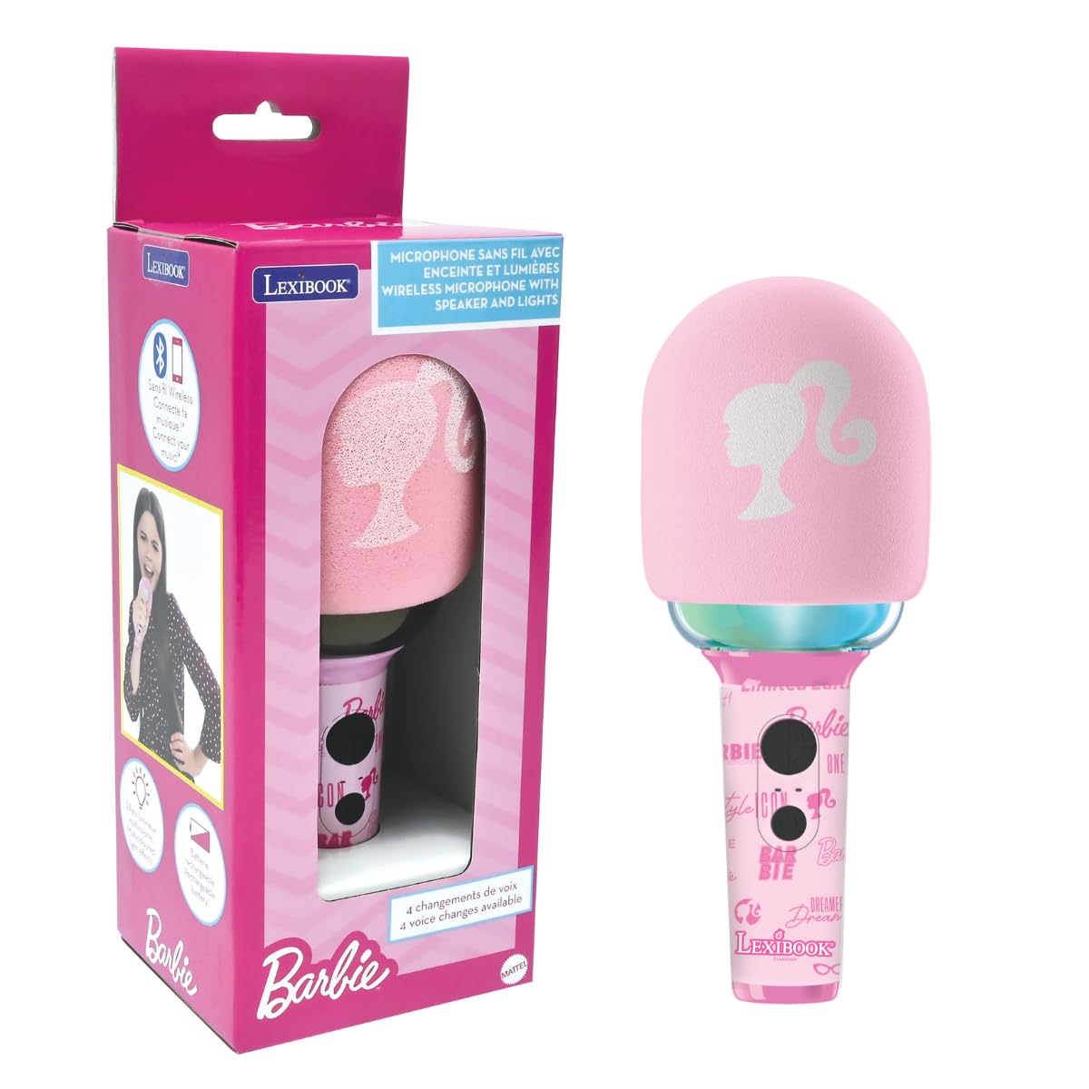 LEXIBOOK, Barbie Karaoke Micro...