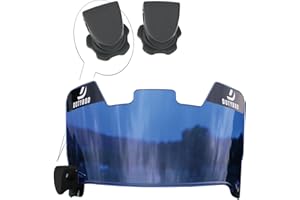 DUTYBOD Football Visor Football Shield, Clear Football Visors for Helmet Scratch-Resistant, Fits Adult & Youth Football Helmets