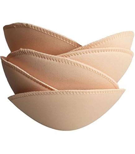 HAND White Sew-in Push Up Bra Cup Pads - Size L (2 Pairs), For Bra Making & Clothing Alterations