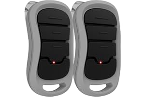 EZYOPENTECK 2 for Genie Garage Door Opener Remote for All Genie Intellicode Garage Door Openers, G3T-BX G3T-R 3-Button Intellicode Remote Replacement, Auto-Seek Dual Frequency (1997 to Present)