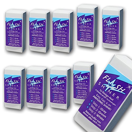 Flash Shiner Nail Buffer 10 PCS Set