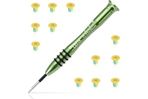 LeFix 12PCS M2x3 Torx T5 Screws + 1 Screwdriver Compatible with Dell XPS 13 9343 9350 9360 |XPS 15 9550 9560 9570|Precision M5510 5520 5530 5540,for Razer Blade,HP Envy 13|for Beat Studio 2 3(Gold)