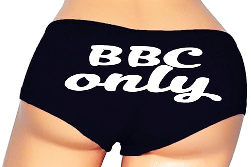 Sexy Girl Rock Medium Black  Interracial Vibe Panties  BBC Only Cotton  Boyshorts for Her, Lifestyle Lingerie S-3X in Saudi Arabia | Whizz Boy  Shorts