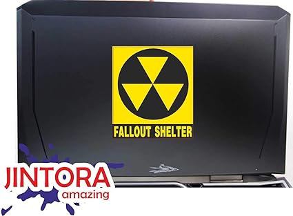 JINTORA - Fallout Shelter Sign - Pegatina Vinilo Impreso para ...