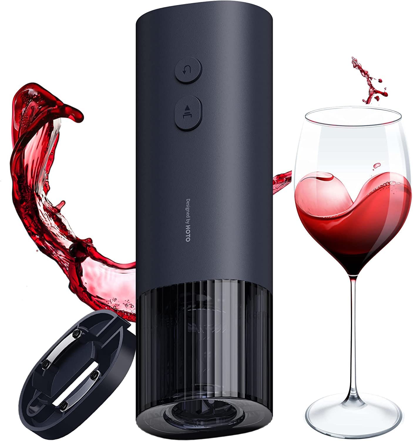 Photo 1 of ***Seal factory****
HOTO Electric Wine Opener, Automatic Bottle Opener with Foil Cutter, Uncorks 170+ Bottles, 10s Instant Opening, Battery Operated Corkscrew Wine Opener, Ideal Gifts for Wine Lover Wedding Party Home