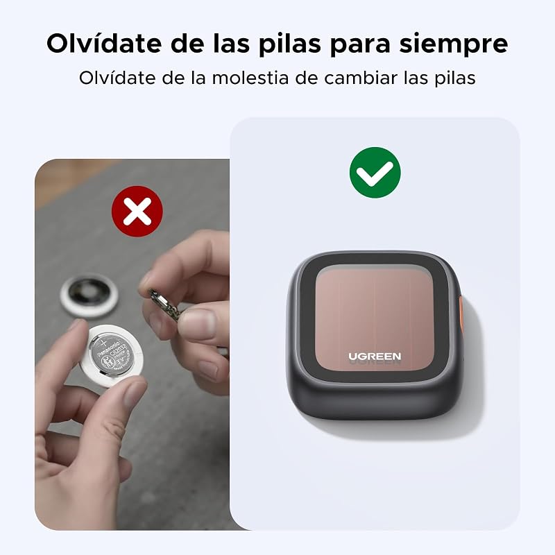 FineTrack Pro Smart Finder Carregamento Solar IP68 110dB Bluetooth Localizador SmartTag Suporte para rastreador de chaves iOS Carteira de bagagem Mochila de bicicleta Mochila 2 anos de bateria — foto 6 de 8