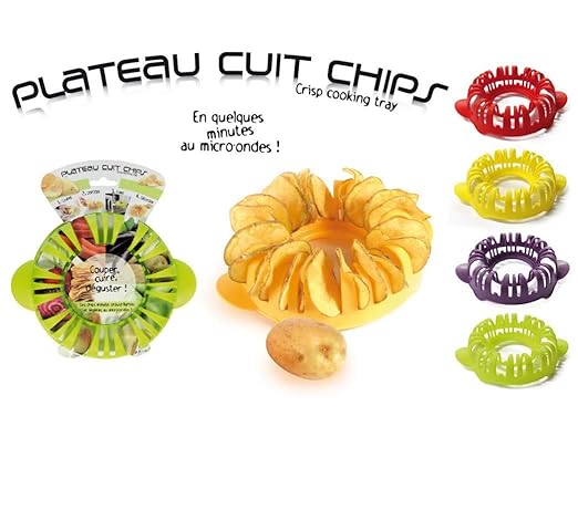 Plato para hacer patatas fritas en el microondas, plástico ...
