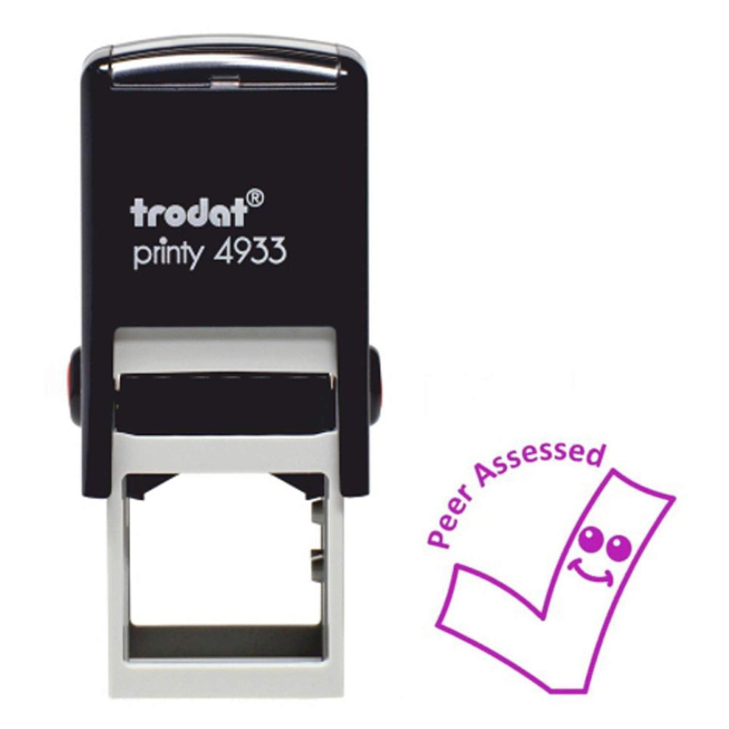 Trodat 62191 "Peer Assessed" Classmates Education Stamp,Small