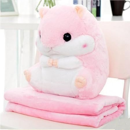 Amazon Com Sunny Plush Hamster Toy Pillow 19 7inch Stuffed Animal