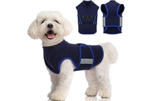 MIGOHI Dog Anxiety Relief Coat,Comfort Anxiety Vest for Dogs,Adjustable Anxiety Calming Wrap for Fireworks,Thunderstorm,Trave