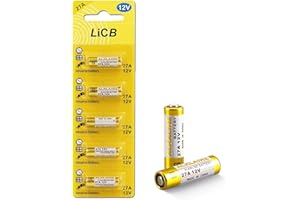 LiCB A27 27A 12V Alkaline Battery (5-Pack)