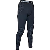 Unlimit Soccer Goalie Pants - Padded Goalkeeper Pants with Knee, Hip & Shin Pads