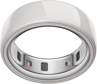 Oura Ring 4 Ceramic Cloud - Size 4 - Size Before You Buy