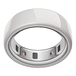 Oura Ring 4 Ceramic - Cloud - Size 5 - Size Before