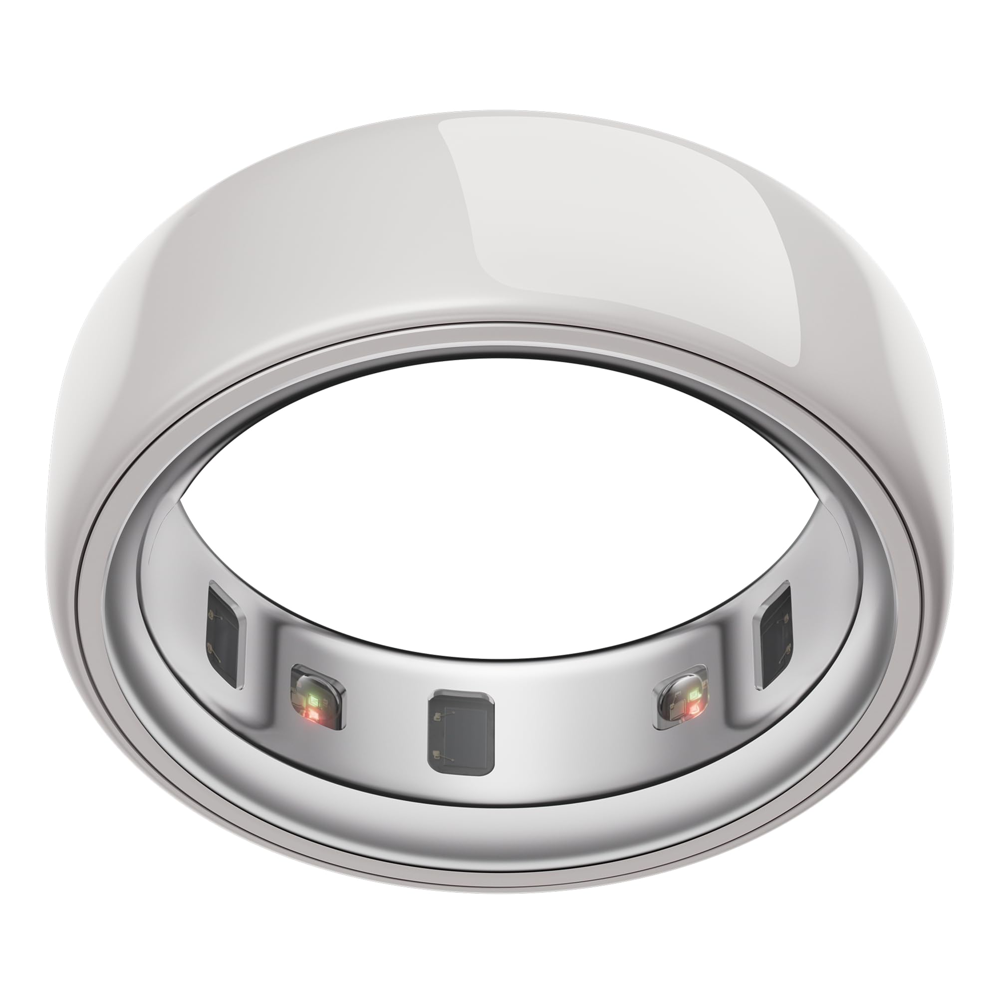 Oura Ring 4 Ceramic - Cloud - Size 5 - Size Before