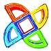 Magformers Curve (40 Piece) Set Magnetic Building Blocks, Educational Magnetic Tiles Kit , Magnetic Construction STEM Toy Set