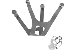 Airmabay Adjustable Head Harness Strap for 3M 6000 Series Full Face Mask - Durable Replacement Strap for 3M 6700, 6800, 6900 Facepieces – 51131370055 – Size 6897/37005