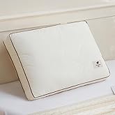 YOUR MOON Organic Firm Wool Pillow King Size, Support Firm Bed Pillows for Sleeping, Premium Australian Wool Pillow, Down Alternative Pillows, 100% Cotton Cover(Off White)