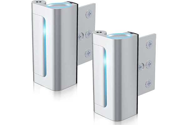 2 Pack Door Reinforcement Lock, Home Security Door Lock, Child Proof | Door Safety Lock for Front Door, Toddler Proof Door La