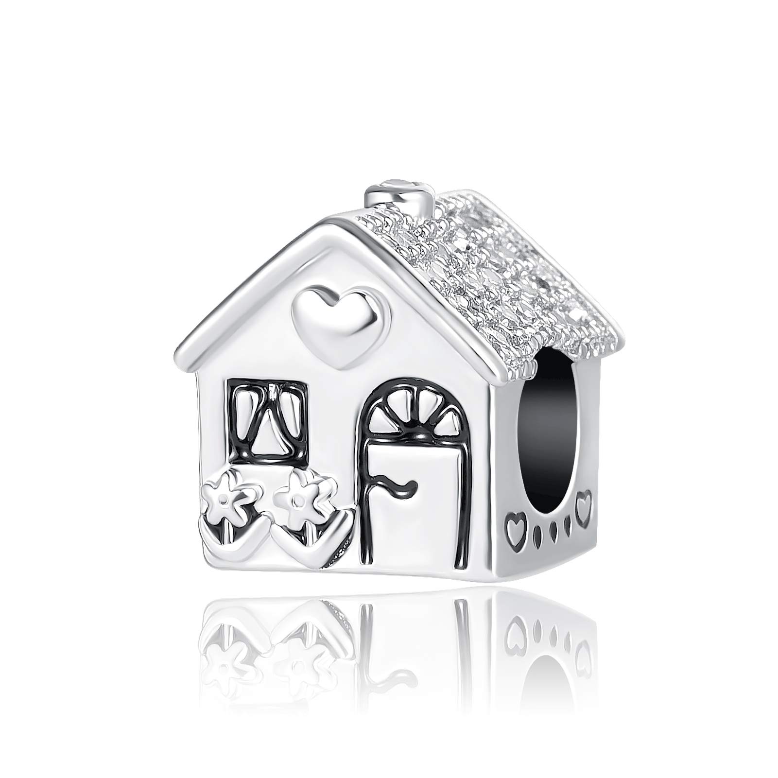 House Sweet Home Charm fits Pandora Charms Bracelets Christmas Birthday Jewellery Gift for Women Daughter Sister Granddaughter