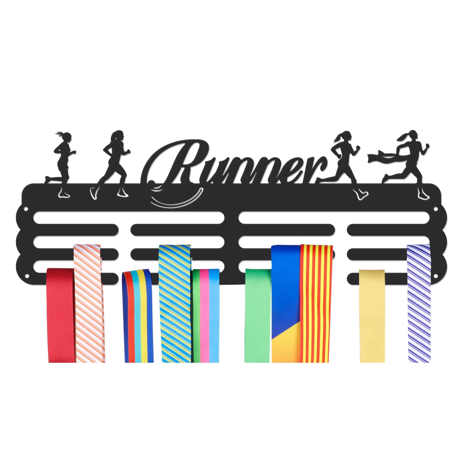 NBEADS Medals Hanger Display Holder Rack, Runner Medals Display Wall Mounted Frame Sports Medal Holder Racks for Competition Medal Wall Hanging Display