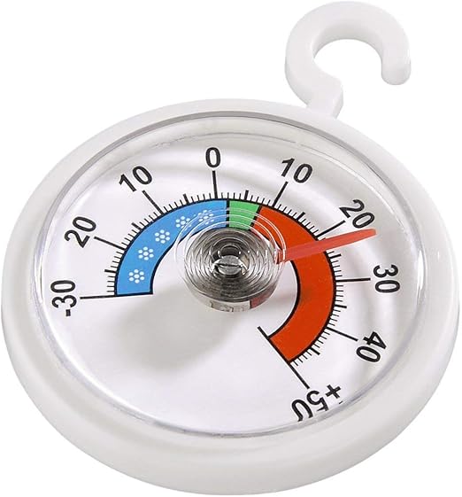 FUTUREORYY Kühlschrank Thermometer - Präzises Zeigerthermometer Für Kühlschrank & Gefrierschrank