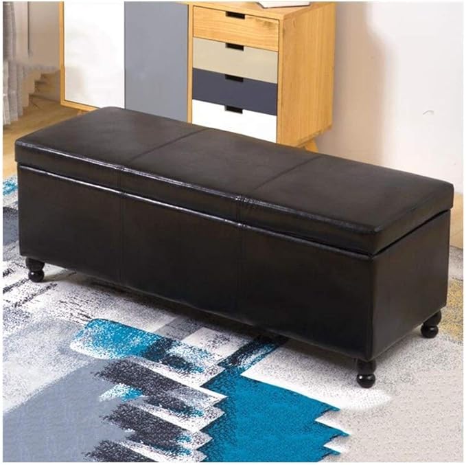 QIQI-LIFE Banco de Almacenamiento para el hogar y Caja de