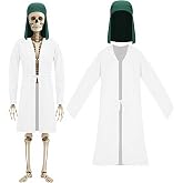 Pextian 12 Foot Skeleton Outfits, 12ft Skeleton Accessories | 12ft Skeleton Accessories for Halloween, Thanksgiving and Christmas Garden Lawn Outdoor Decor