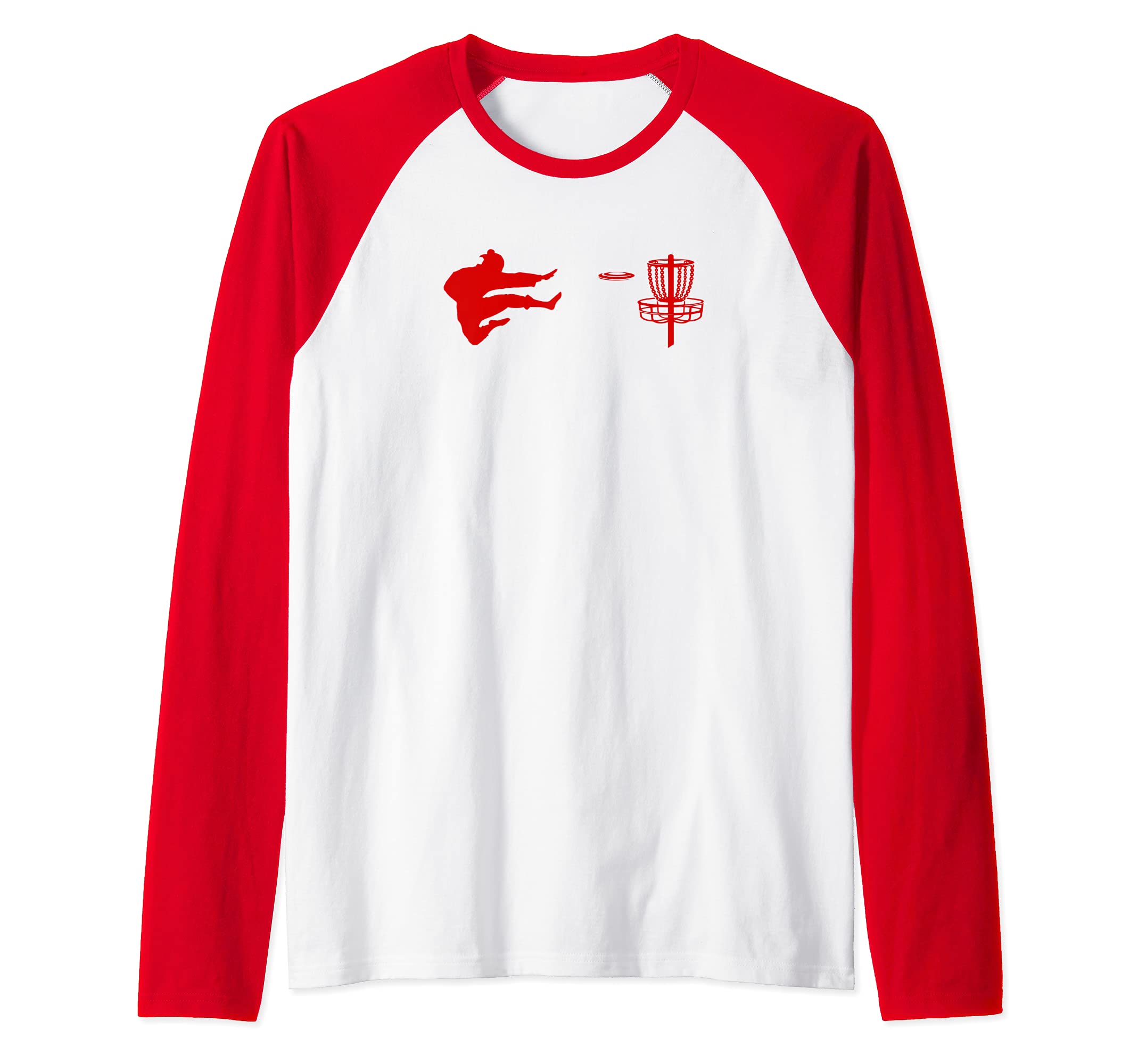 Disc Golf Ninja Raglan Baseball Tee