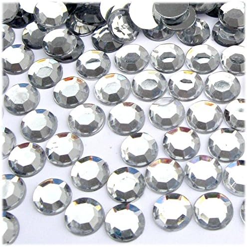 The Crafts Outlet 144pc Free Flatback Acrylic Rhinestones Spherical 10mm – Flatback Crystal Clear