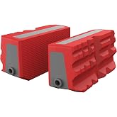 Real Avid Smart-Jaws Multi-Fit Sleeves | Upgraded Vise Jaws | Non-Marring, Heat Resistant Bench Vise Jaws | 9 Different Grooves for Optimal Secure Fit on Variety of Shapes and Sizes
