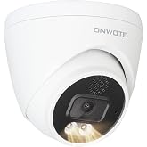 ONWOTE 4K 8MP 2 Way Talk 125&deg; PoE IP CCTV Camera, Smart Color Night Vision | Capture Video &amp; Audio, Commercial Wired Camera for Home Business, Indoor/Outdoor, AI Detection, Only Work with ONWOTE NVRs
