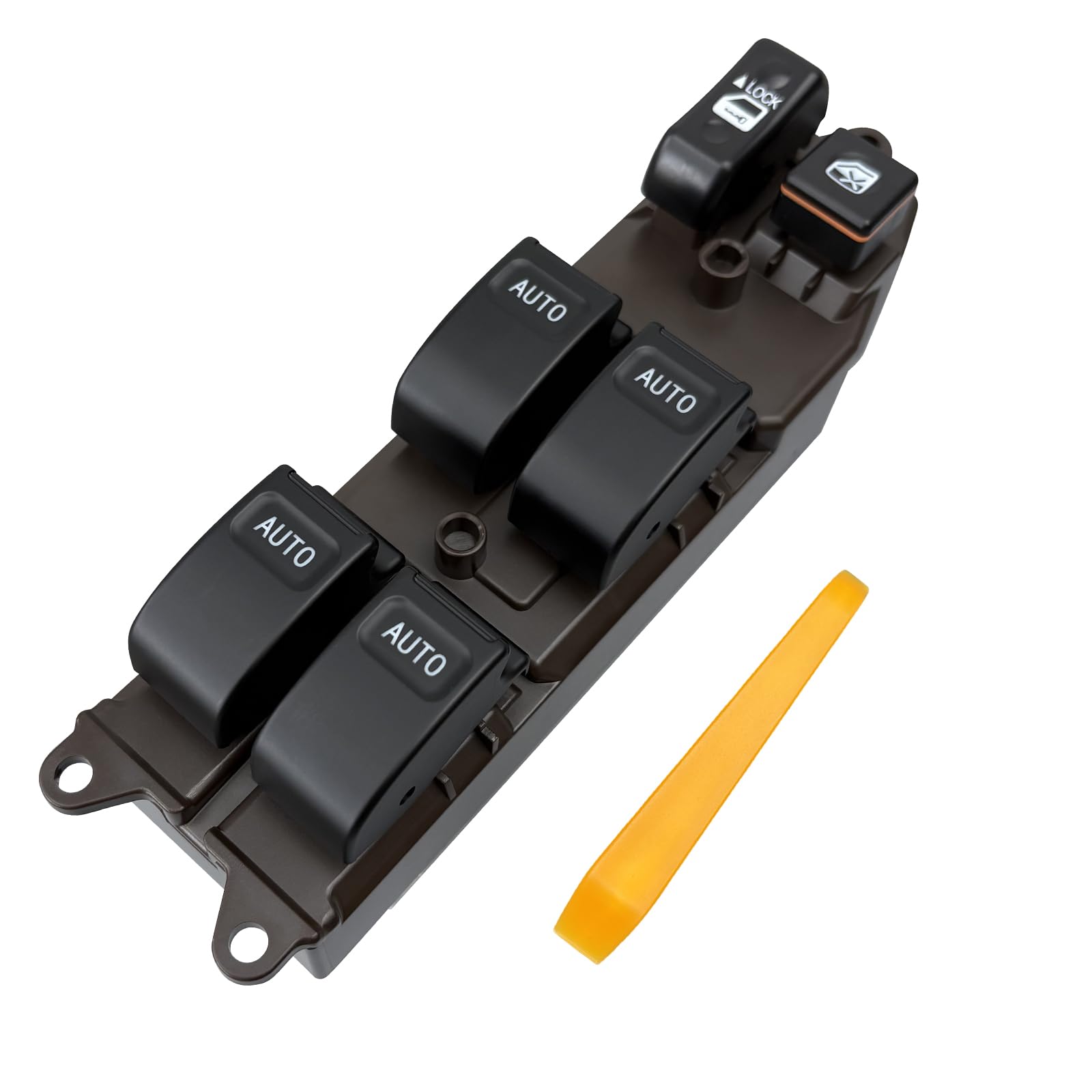Photo 1 of BELGEMAY Power Window Switch Kit with Auto-Up/Down & LED Lights for Toyota 2001-2009 Sienna/Matrix/RAV4/Corolla/Tacoma, Scion xA/xB (Replaces 84820-33170, 84820-AA070, 84820-0K021) + Free Pry Tool