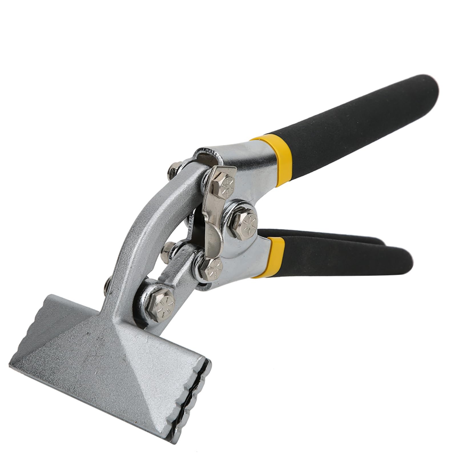 Metal Sheet Bending Pliers, 6-Inch Offset Hand Seamer HVAC Sheet Metal Hand Tool With 3.15" Width Jaw, Straight Edge Former Bender, Flattening and Seaming Pliers