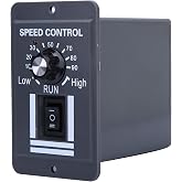 Kooingtech 12-60V 40A DC Motor Speed Controller PWM Speed Controller | CW CCW Reversible Switch Trolling Motor Controller for DC Brush Motors