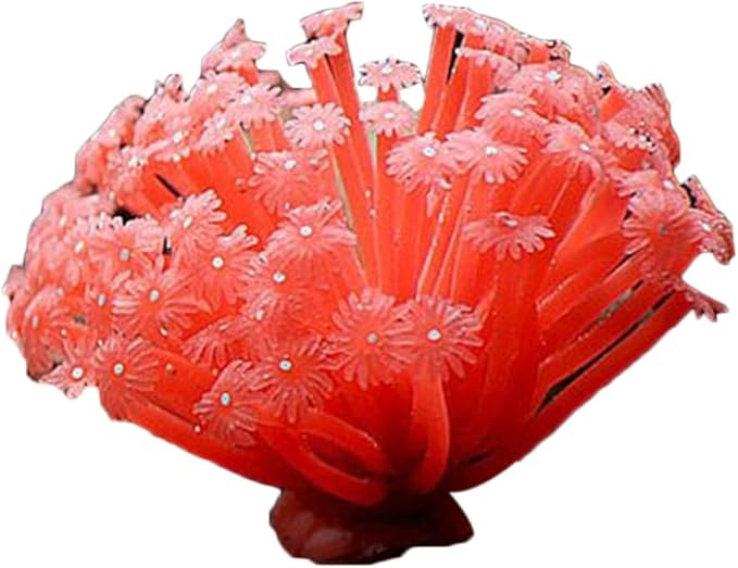 Amazon.de: Bobury Künstliche Seeanemone nachgeahmte korallenrote