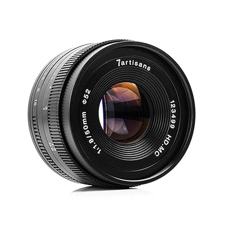 7artans F1.8 APS-C - Lente Fija Manual para Canon M1, M2, M3, M5 ...