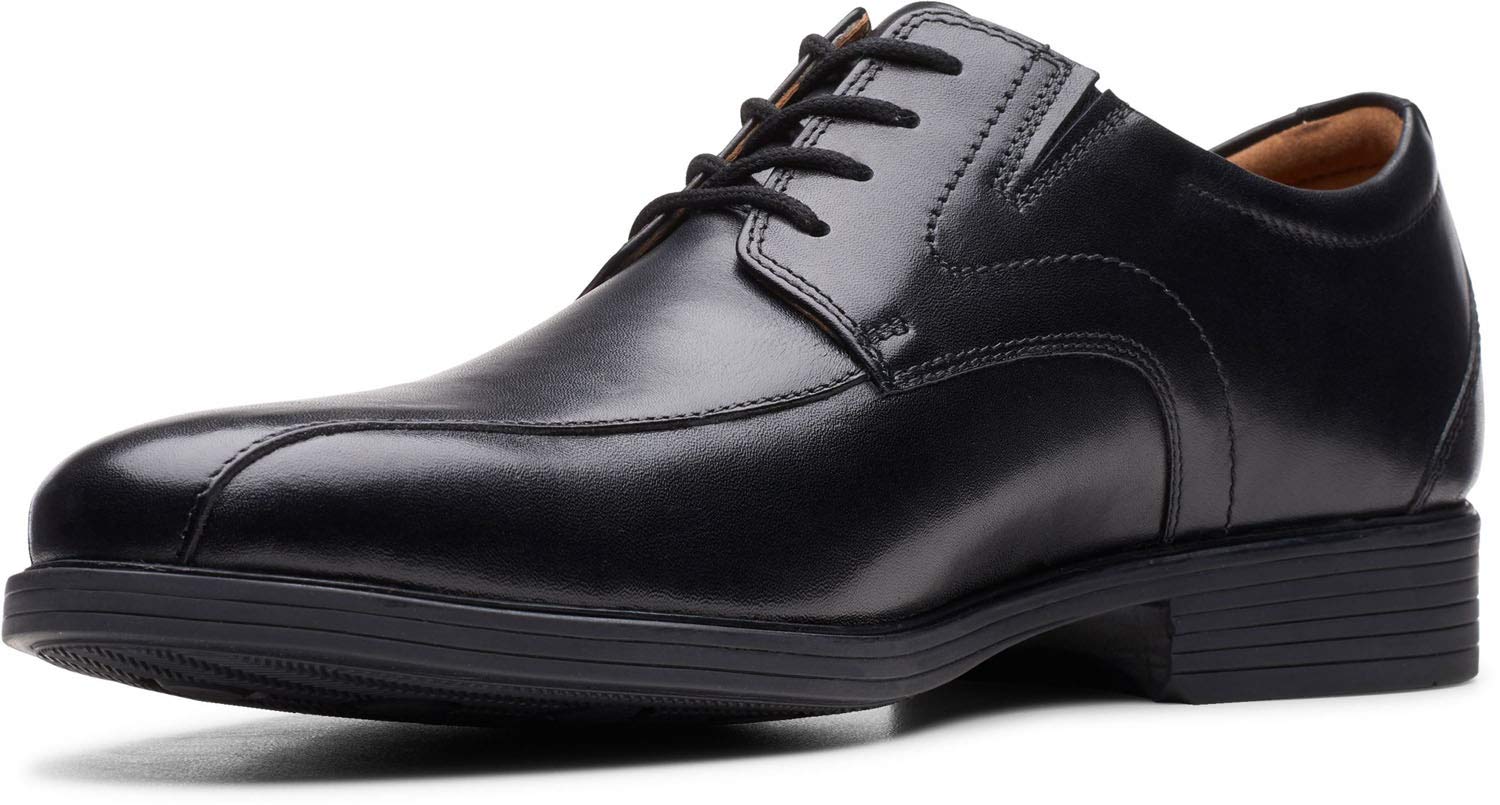 Photo 1 of Clarks Men's Whiddon Pace Oxford, Black Leather, 10 Wide