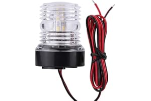 ISURE MARINE Boat Yacht Navigation Anchor Lights All Round 360° White 12V LED Daylight Waterproof Signal Lights