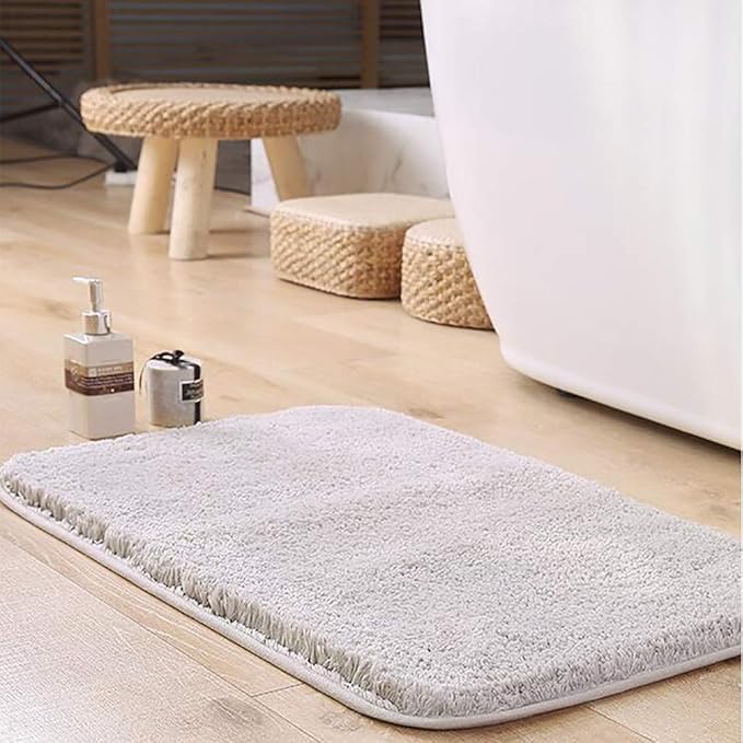 CYQ Alfombra de baño de Microfibra Antideslizante Gruesa, Alfombra de