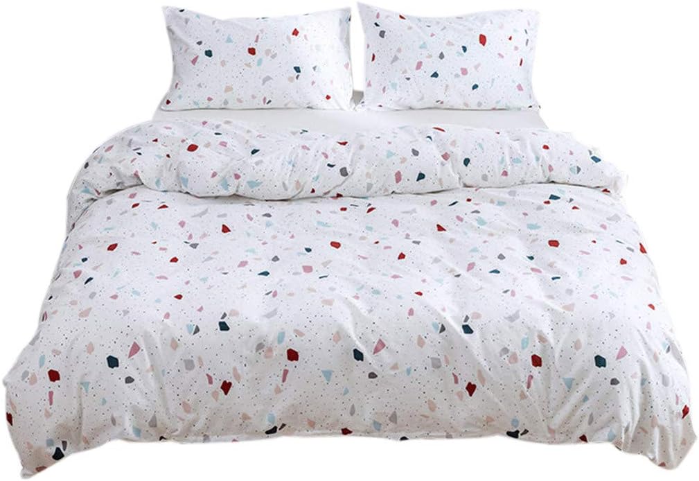 ThsiJJ Comforter Set Reversible Down Queen Size Soft Comforter Microfiber Sets Soft Microfiber Fill Printed Quilt Sets