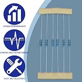 Innfeeltech 100Pcs 120 Ohm 1% Metal Film Resistors 1/4W Kit view 6