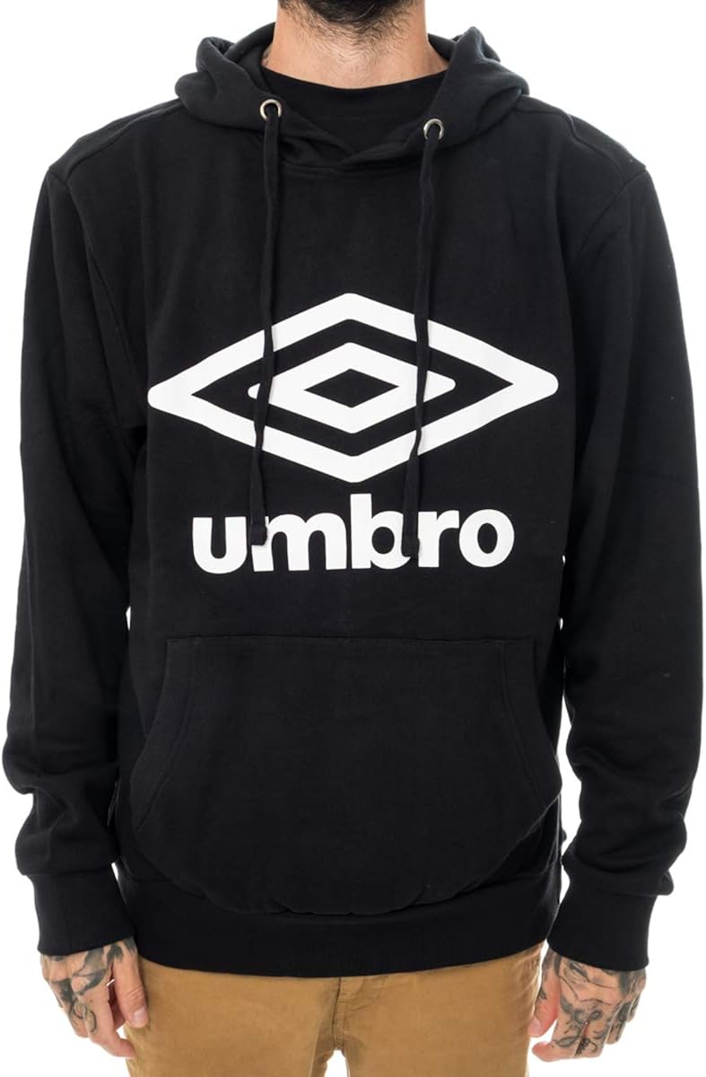 con capucha y bolsillo Umbro art Sudadera para hombre de algodón afelpado  097B Jerséis, cárdigans y sudaderas Sudaderas