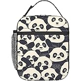 VANZEV Panda Lunch Box for Kids Adults Girls Boys Animal Lunch Bag Cooler Tote Reusable Insulated Lunch Bag Container Gifts for Office Picnic Travel Work School