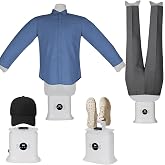 2026 Upgraded Automatic Ironing Machine, Hands-Free Wrinkle Remover for Shirts, Pants, Jackets and Shoes, Inflatable Shirt Ironing Machine for Apartments and Business Travel, Gentle On All Fabrics