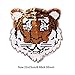 ESH7 Tiger Reversible Sequins Sew On Patches for Clothes Kids Boy Girl T Shirt Coat Embroidered Reverse Patch Applique