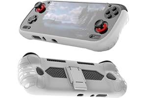 Case for Odin 3 Gaming Handheld, Thin Slim Lightweight&Stand&Scratch Proof Durable Protection Rubber TPU Cover (White).