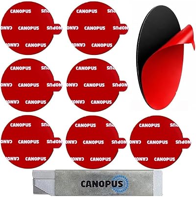 CANOPUS Double Sided Adhesive Pads 25.4 mm Dia 8 pcs Heavy Duty